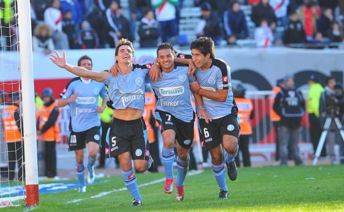 Belgrano y un triunfo histórico en 2011 ante River. Foto: archivo.