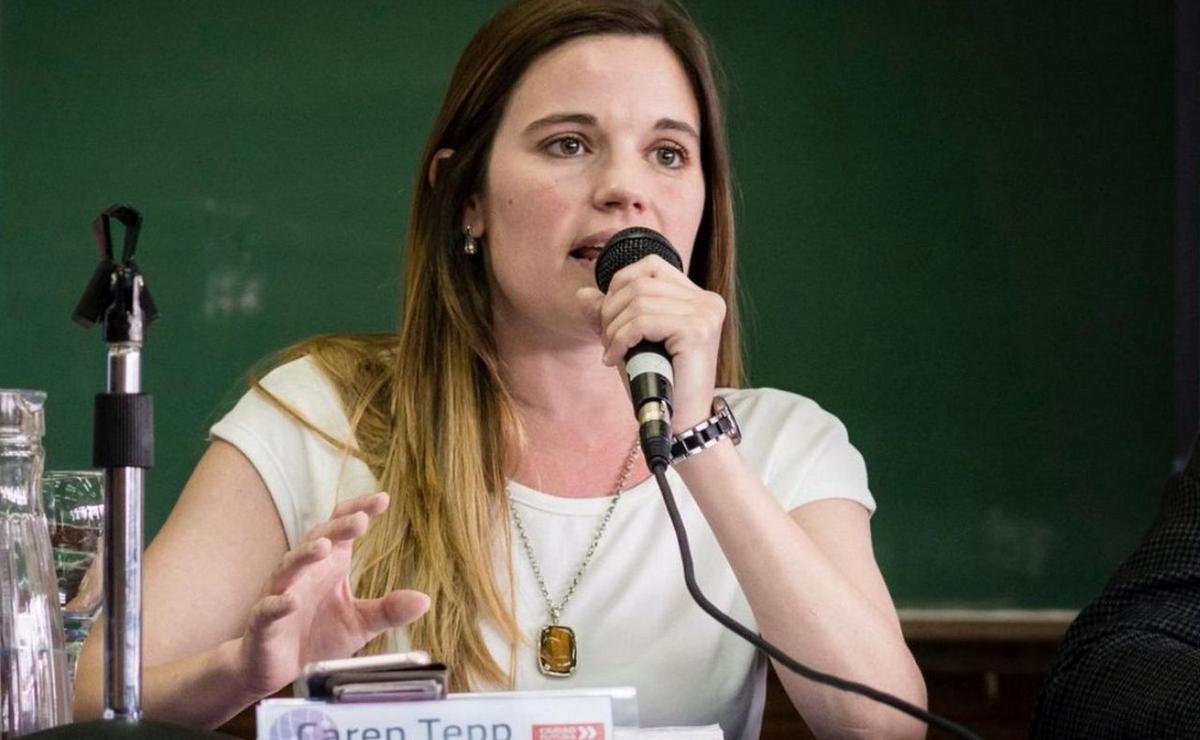 La diputada nacional por Unión por la Patria y referente de Ciudad Futura, Caren Tepp.