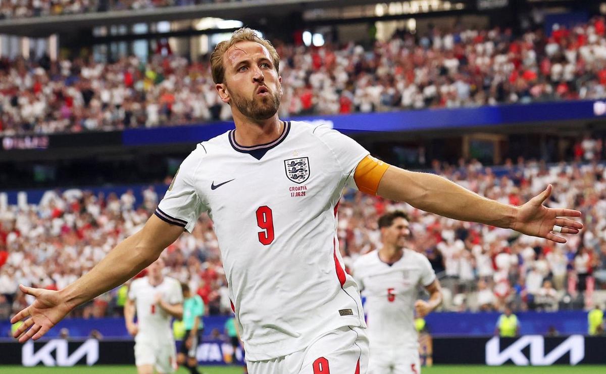 Harry Kane brilló en el debut inglés. (Foto:@England)