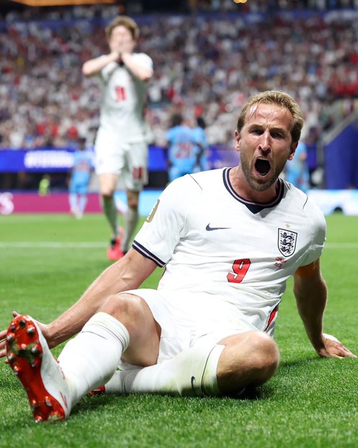 Harry Kane festeja uno de sus tantos ante la República Democrática del Congo.
