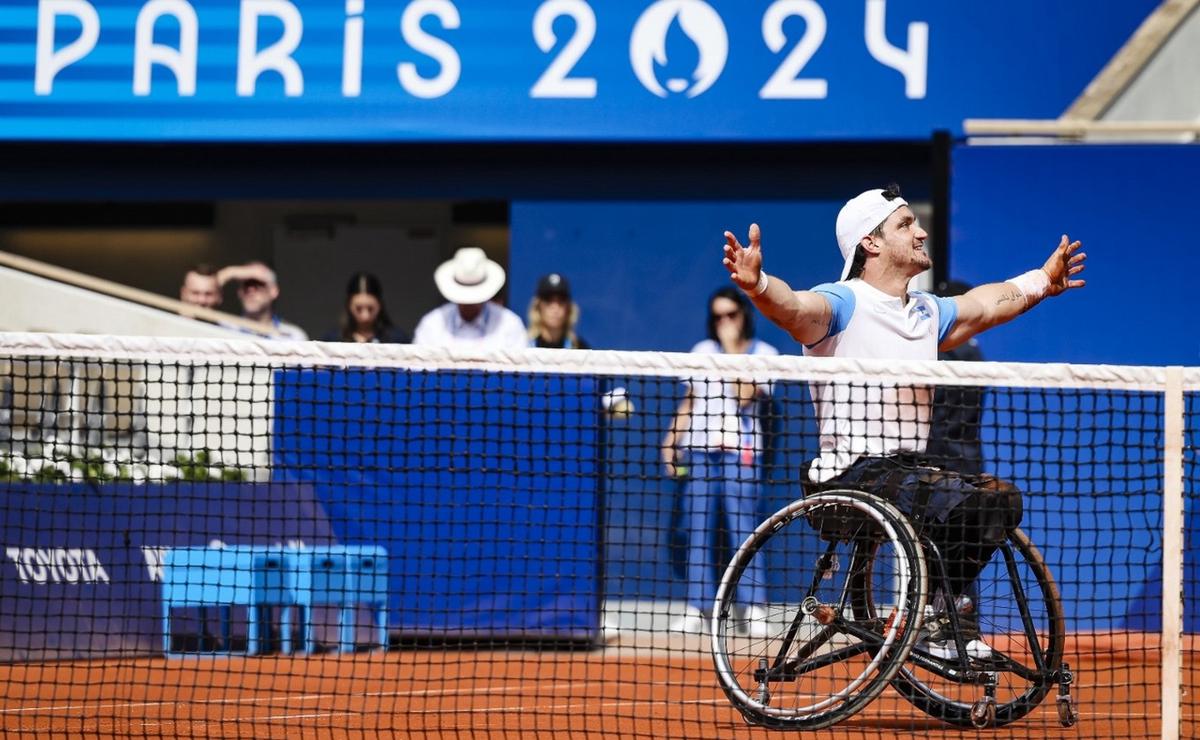 FOTO: Paralímpicos: Gustavo Fernández ganó la medalla de bronce (Foto: @ITFTennis_es).