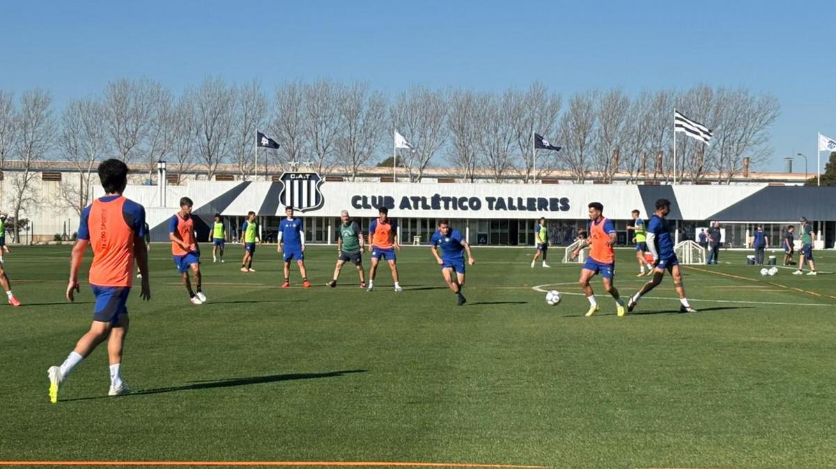 Omar De Felippe, en su primera práctica en la 
