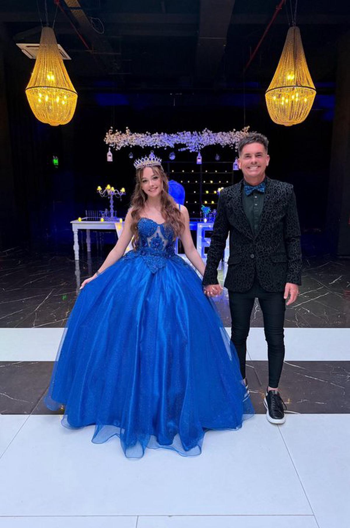 Hernán Caire con su hija Valentina