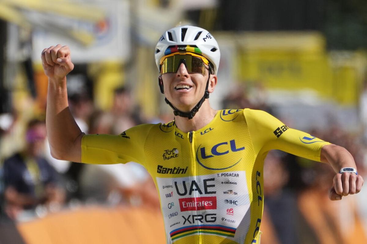 Pogacar lanza brillante ataque en el Alpe d’Huez, gana la etapa 19 del Tour y amplía su ventaja