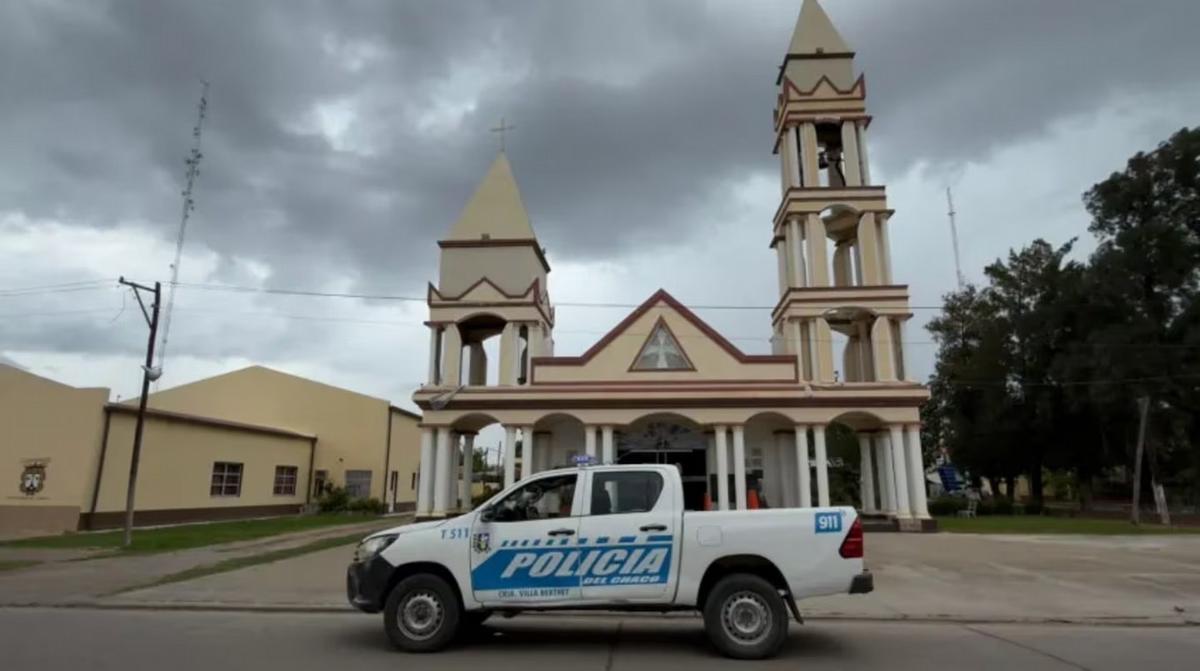 La iglesia donde fue hallado el bebé. (Foto: Diario del Chaco)