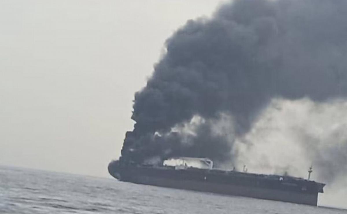 El ataque iraní contra seis barcos en Ormuz.