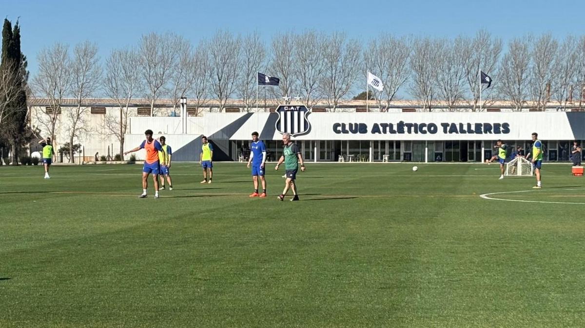 Omar De Felippe, en su primera práctica en la 