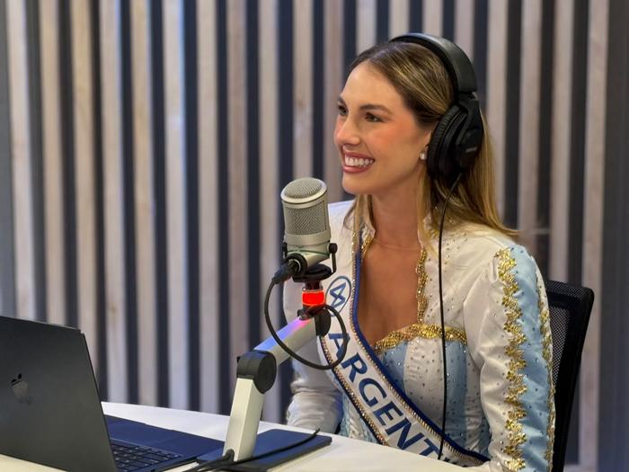 Alina Akselrad y su tributo a Messi en Miss Mundo: "Los homenajes son en vida"