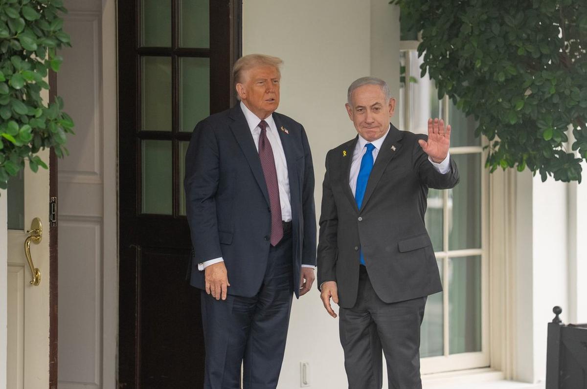 Benjamin Netanyahu y Donald Trump.
