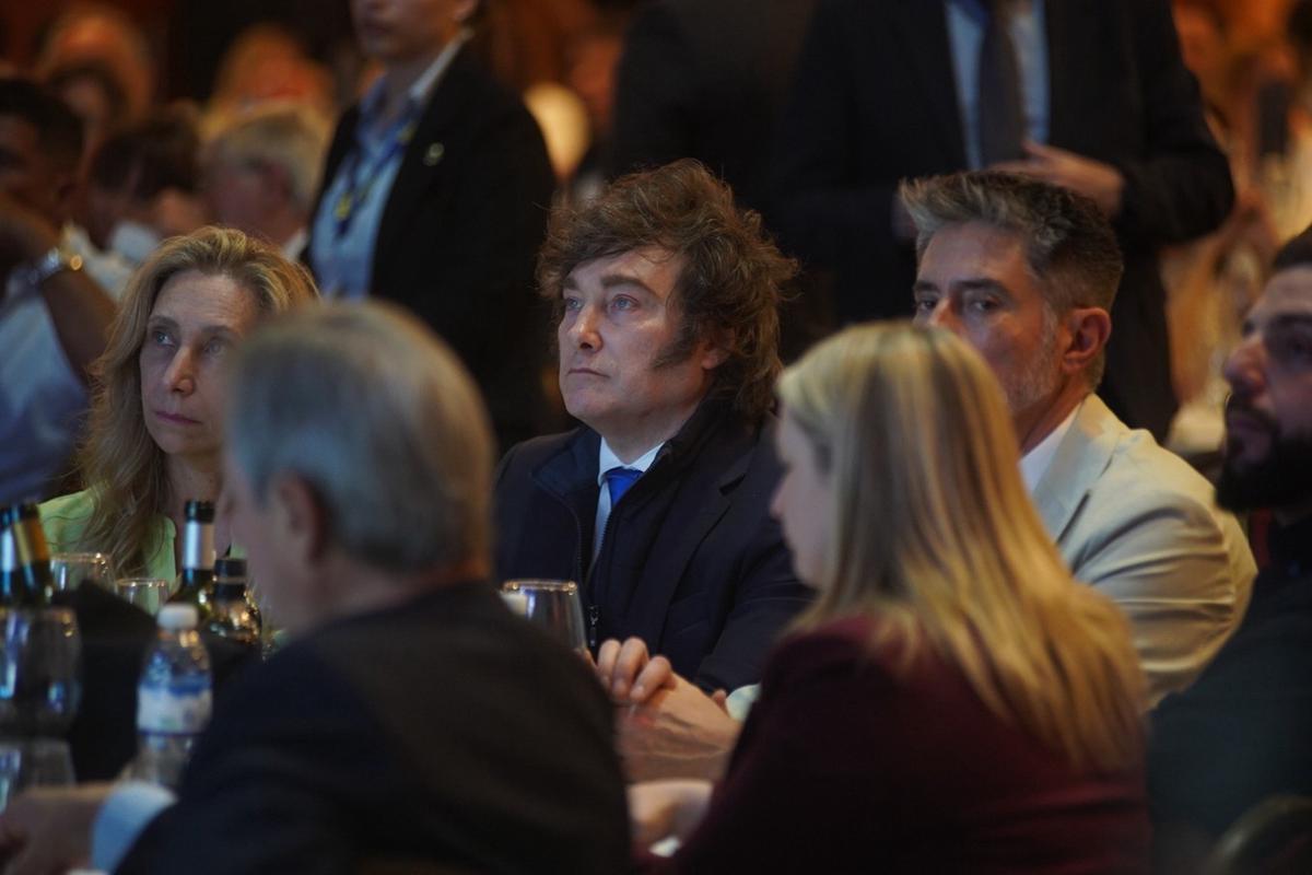 Javier Milei en Mendoza. 