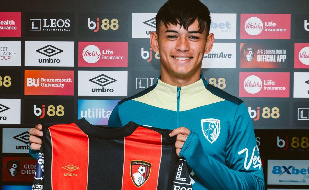 FOTO: Julio Soler, nuevo futbolista del Bournemouth. (Foto:@afcbournemouth)