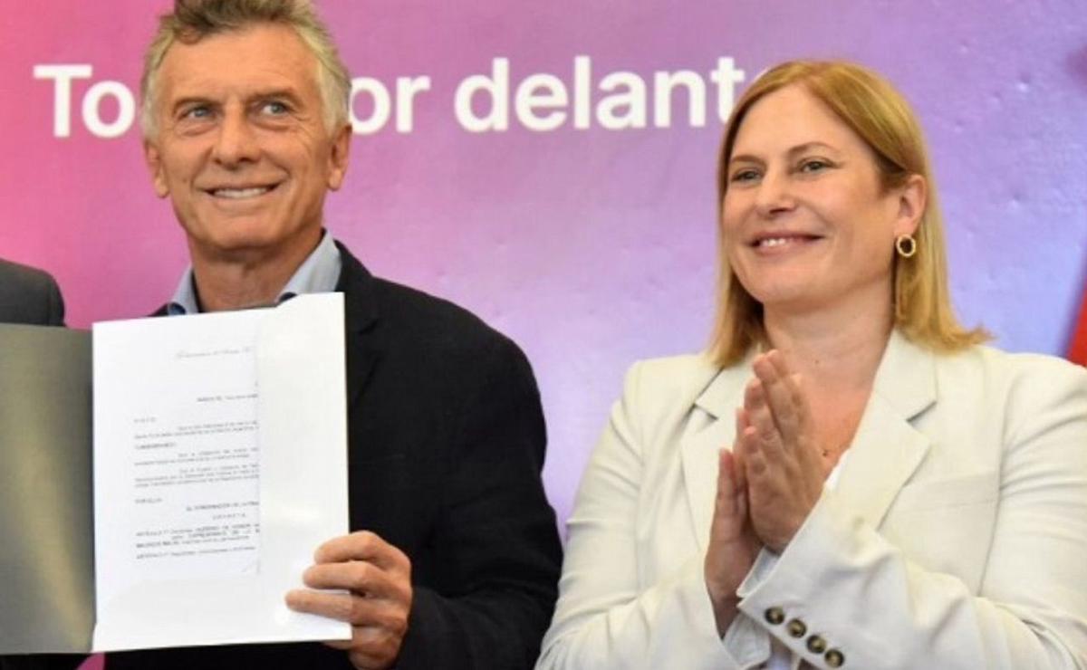 Mauricio Macri y Gisela Scaglia.