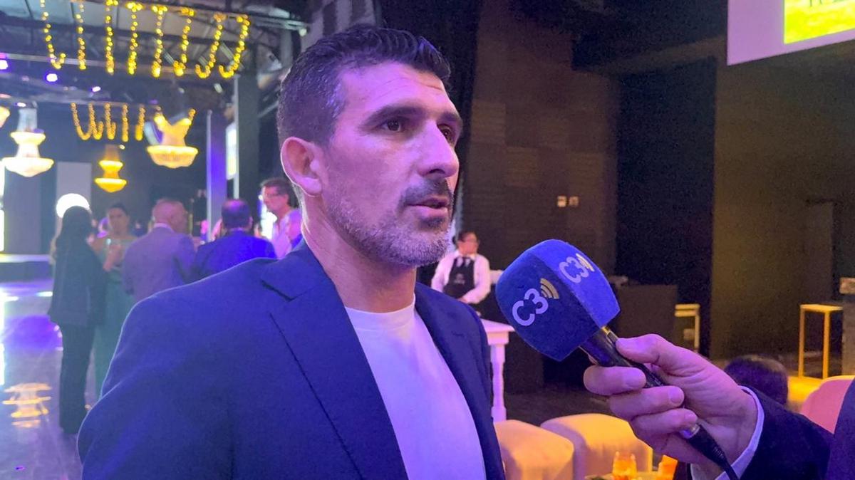 Andrés Merlos en la celebración de UADA en Puerto Madero.