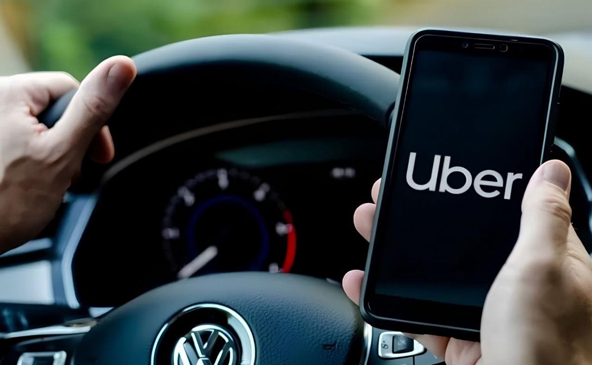 Uber, aplicación de viajes.