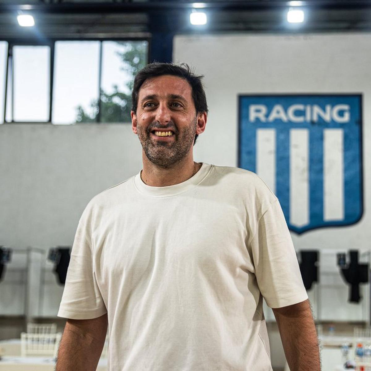 Diego Milito, presidente de Racing. (Foto NA: @RacingClub)