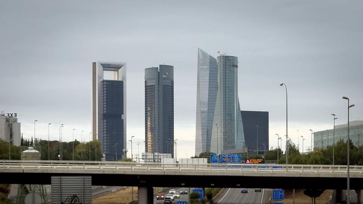 Complejo de las torres Moeve en Madrid.