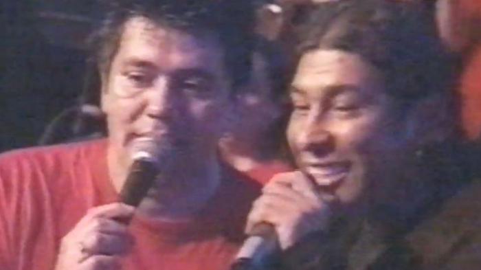 Así cantaban Wally Mercado y La Pepa Brizuela “Cara a cara” en el aniversario de Sabroso
