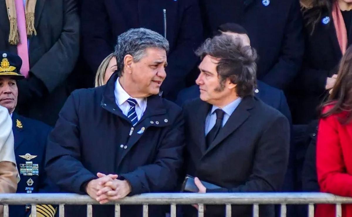 FOTO: Jorge Macri con Javier Milei. Diálogos en la  Riural (Arhivo)