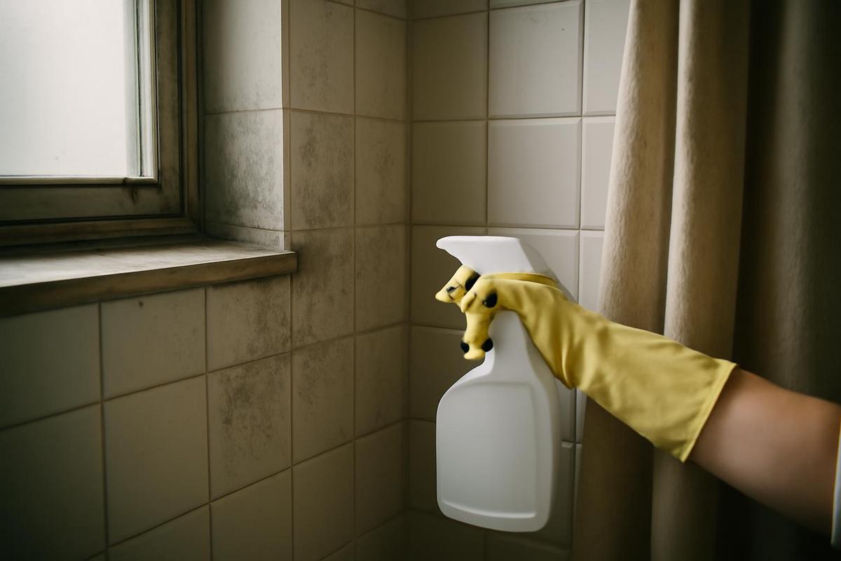 Cómo eliminar el moho de paredes y cortinas de baño
