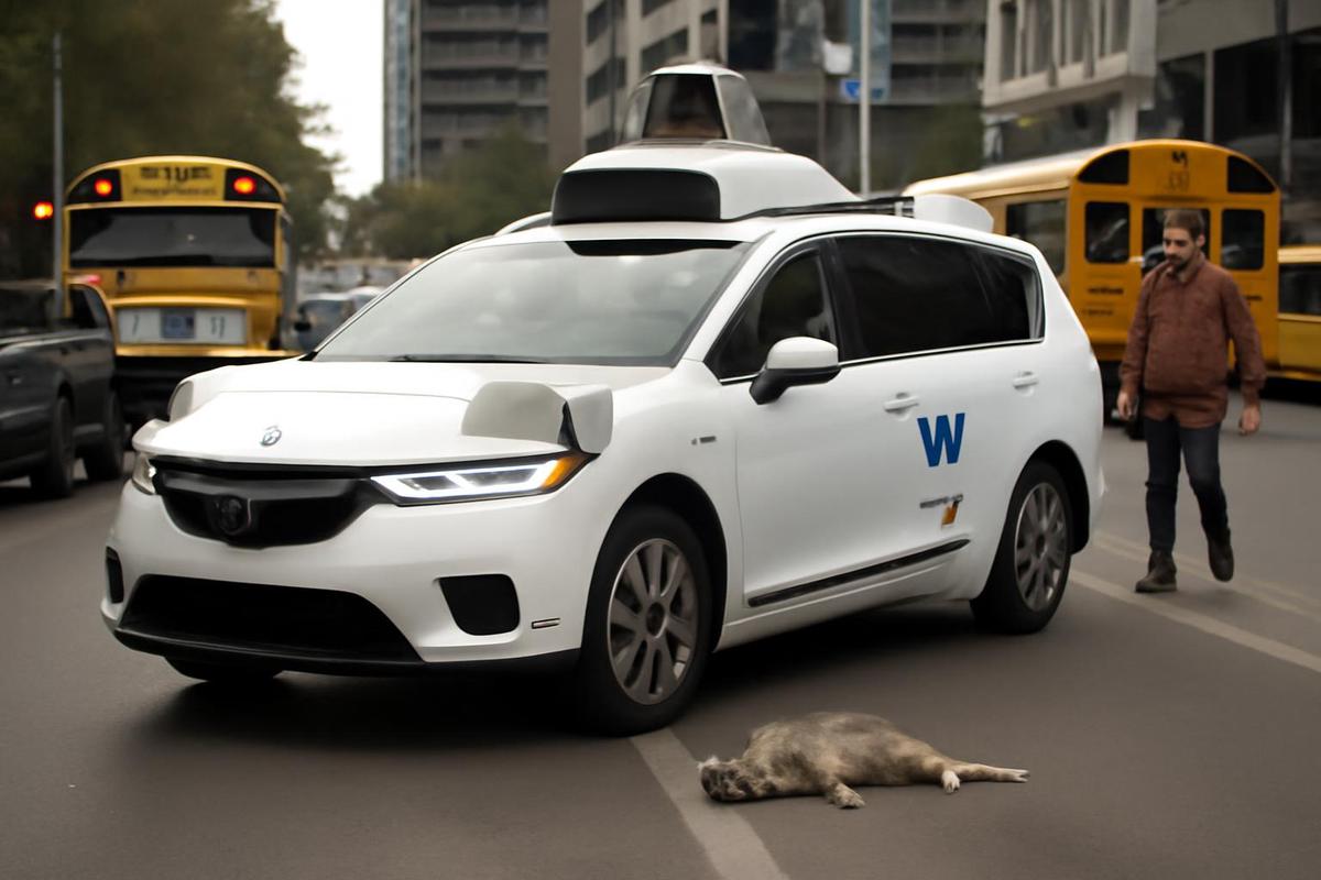 Imagen de un robotaxi de Waymo en Nueva York