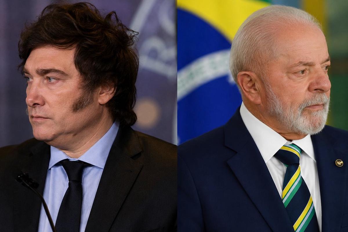 Presidentes Javier Milei y Luis ‘Lula’ Da Silva