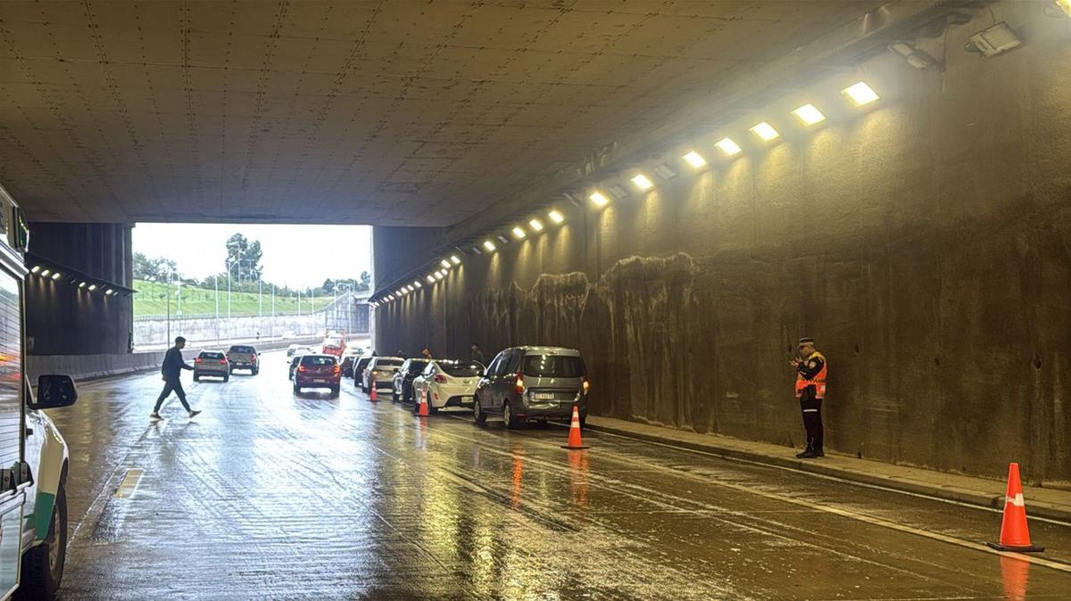 El choque en cadena ocurrió en la Circunvalación.
