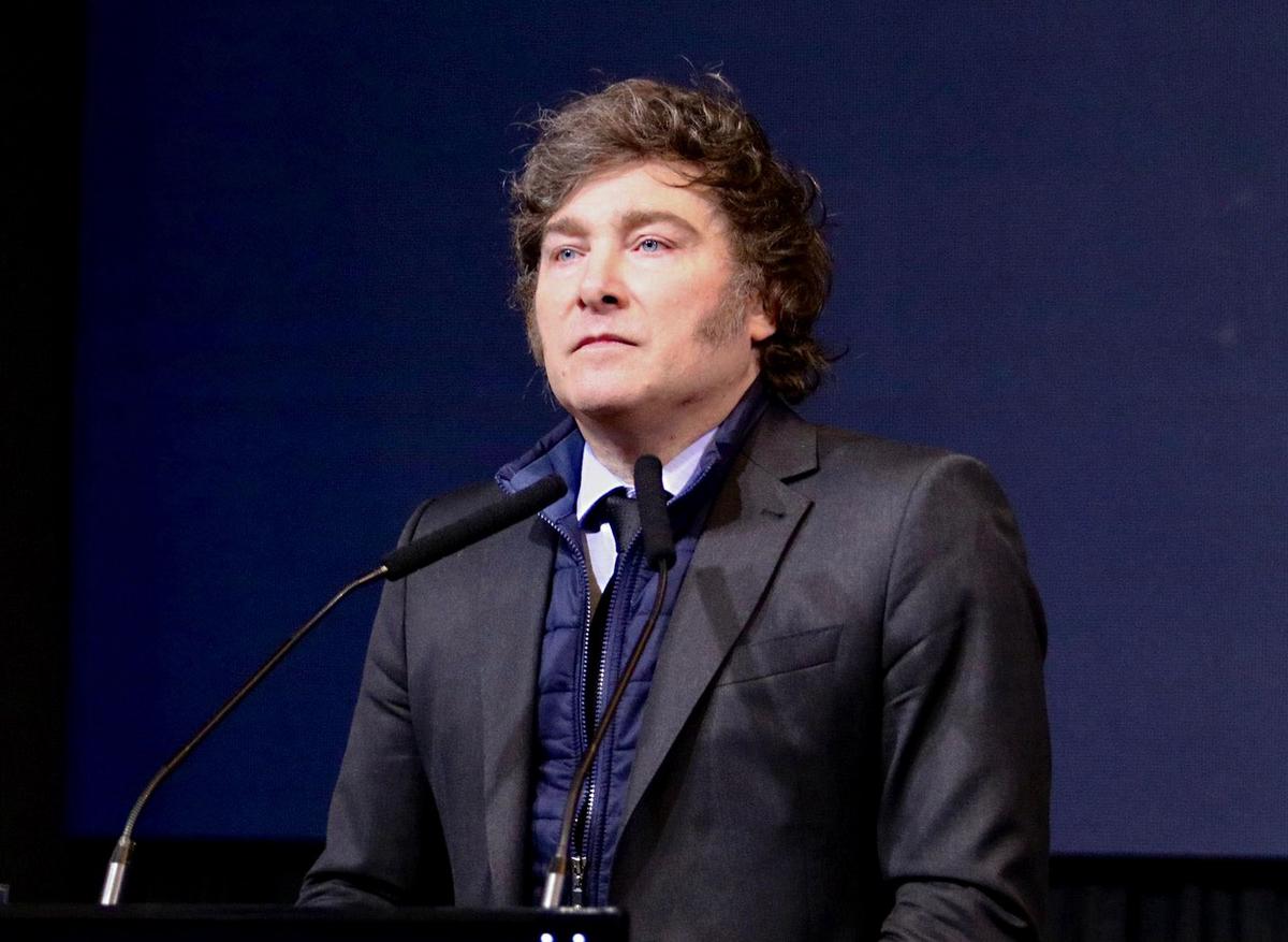 Javier Milei, presidente argentino. (Foto: NA)