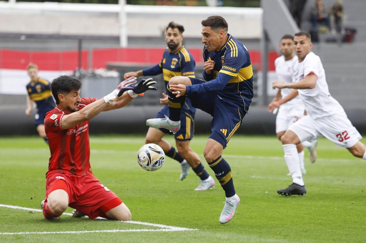 Boca venció a Barracas Central de visitante.