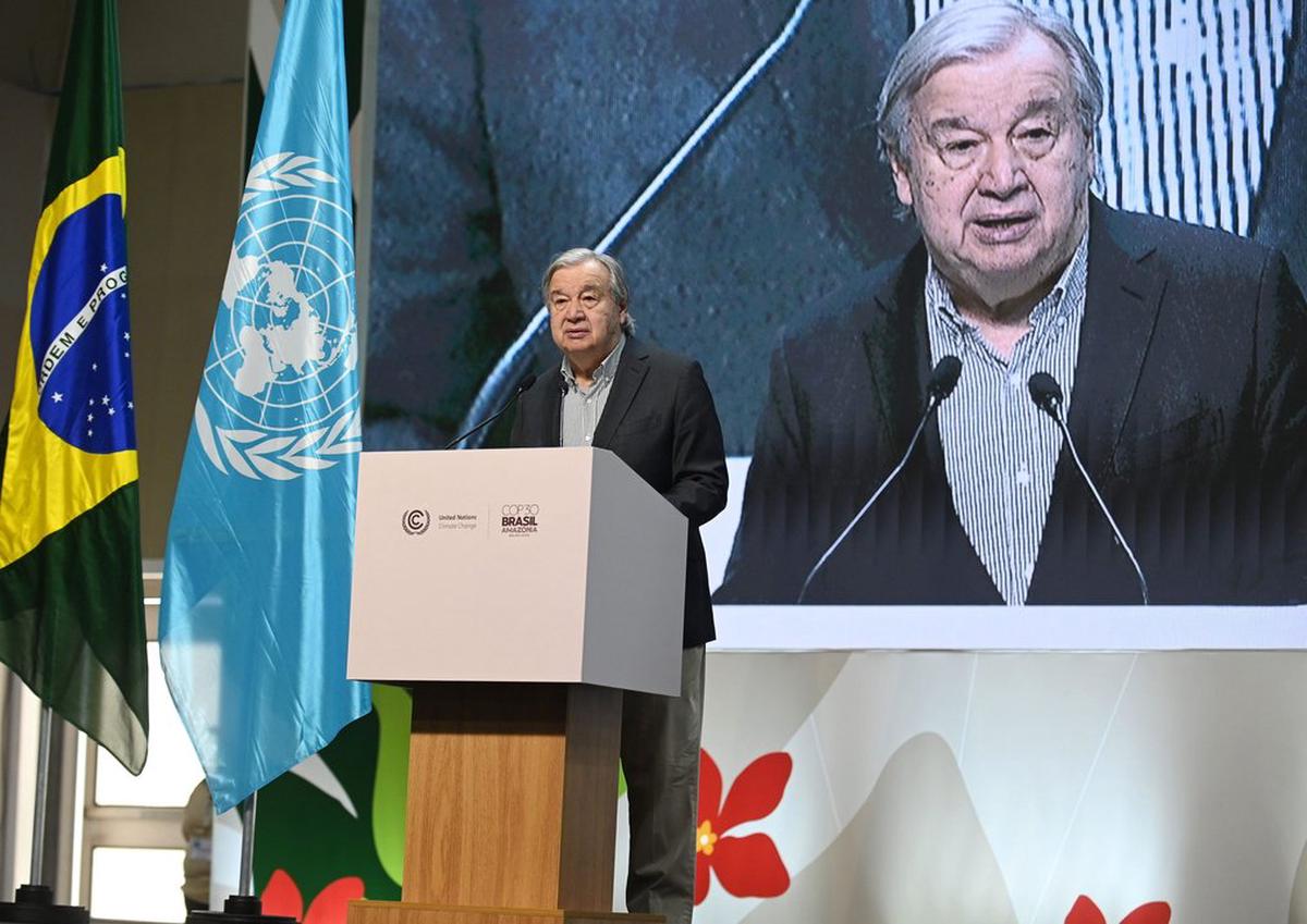 António Guterres, secretario general de la ONU.