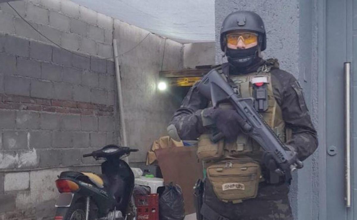 Los detenidos por la FPA en Alta Gracia.