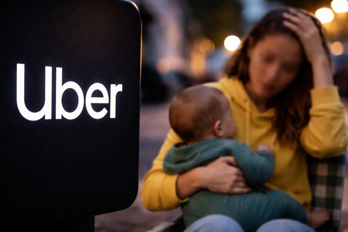 Una joven se tiró de un Uber en Mar del Plata tras descompensarse con su bebé