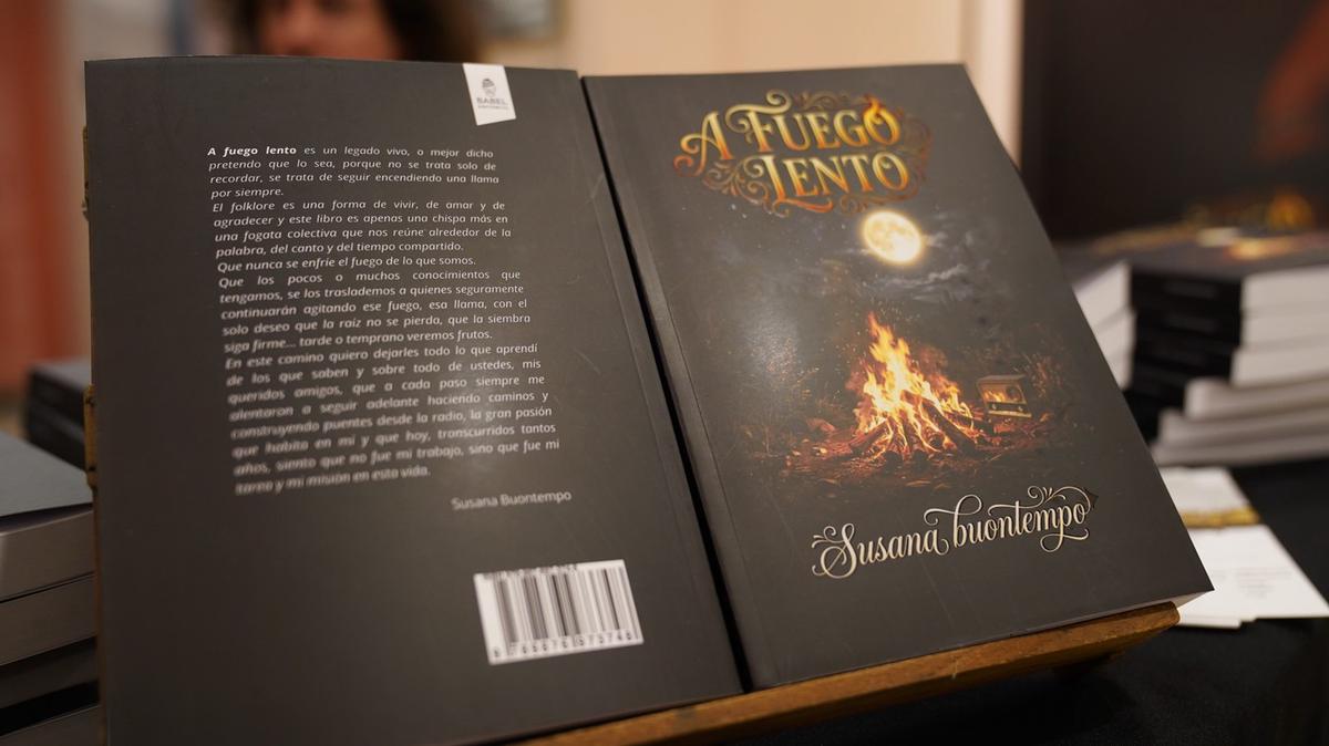 Susana Buontempo, en la presentación de su libro