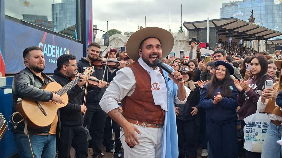 El artista formoseño deslumbró en La Rural