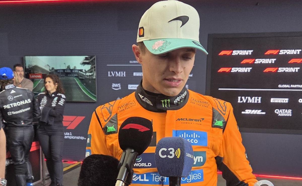 Lando Norris con Cadena 3. (Foto: Fernando Barrionuevo/C3)