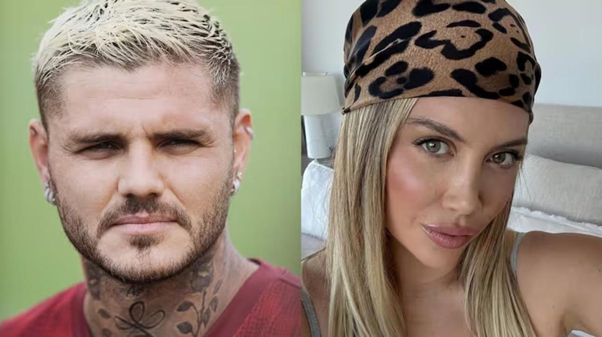 Mauro Icardi y Wanda Nara. Foto: Agencia NA/ redes sociales.