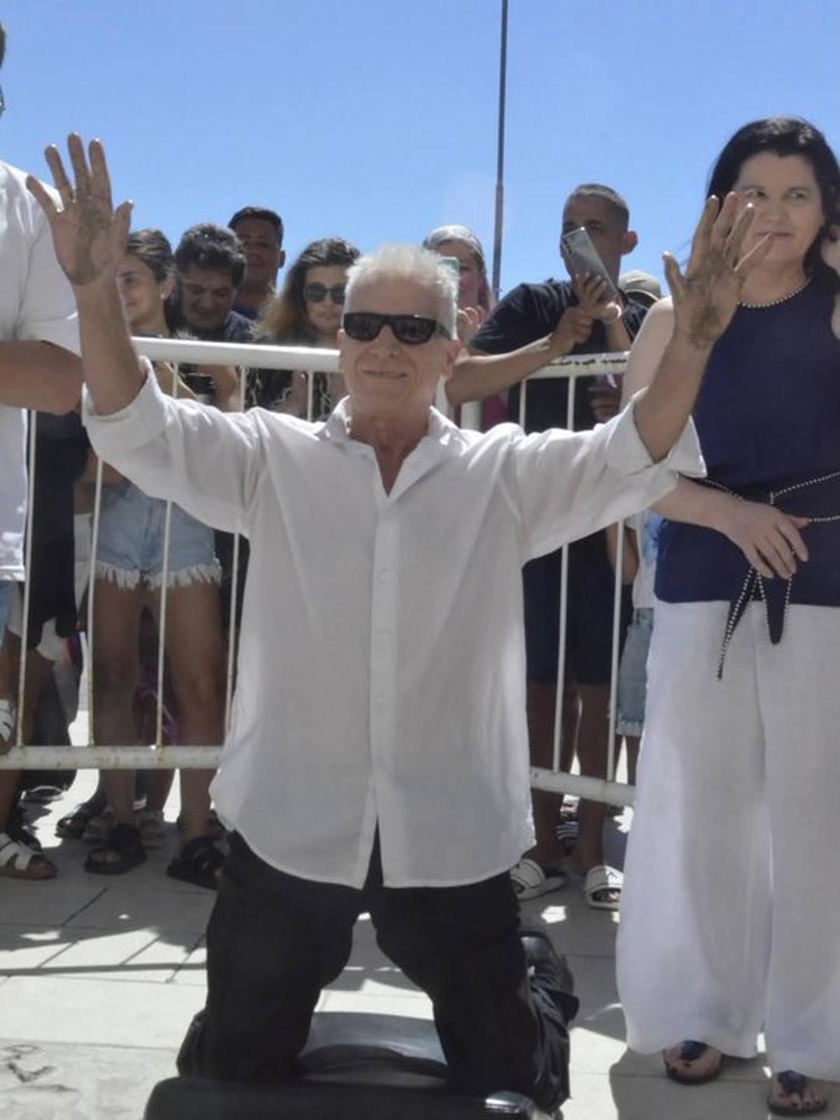Gerardo Romano se suma a la Vereda de las Estrellas en Mar del Plata. Foto: Agencia NA (instagram)