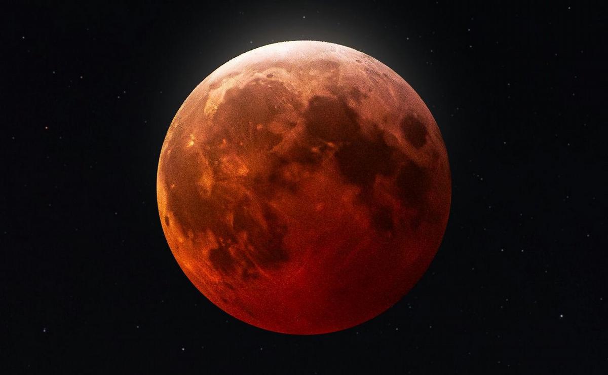 El eclipse lunar casi total se verá desde Rosario.
