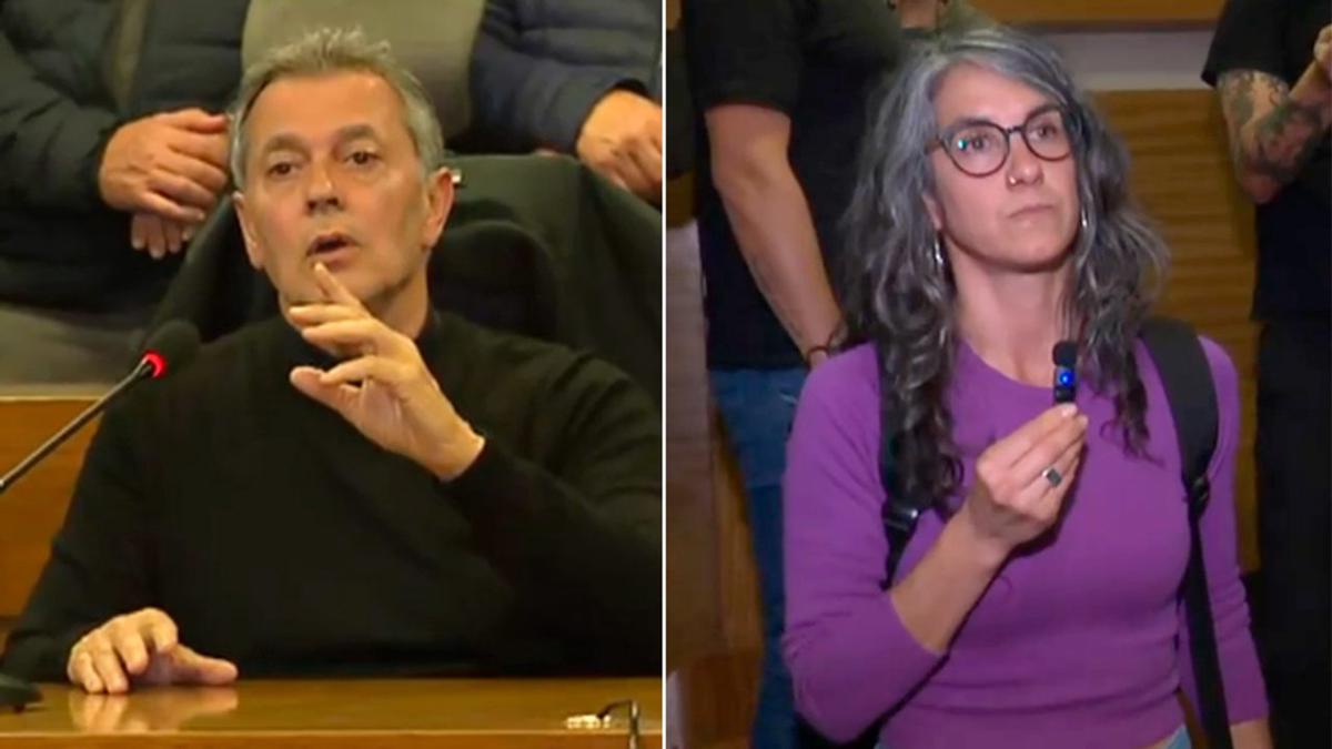 Laura Vilches interrumpe al fiscal Garzón en conferencia sobre caso Agostina
