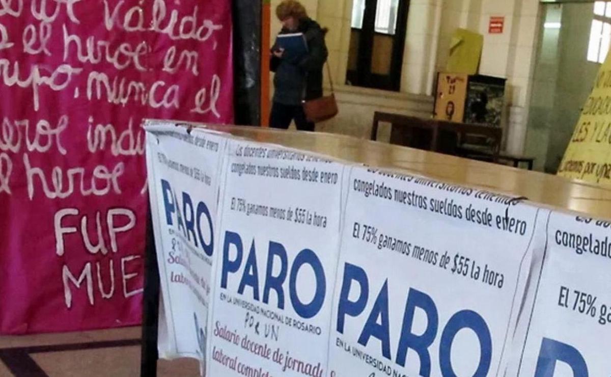 Nuevo paro en la Universidad Nacional de Rosario.