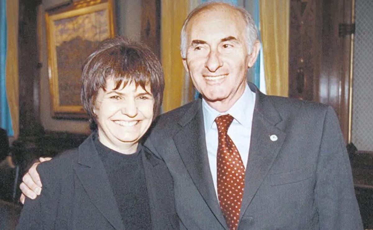 FOTO: Patricia Bullrich y Fernando de la Rúa compartieron gobierno en 2001.