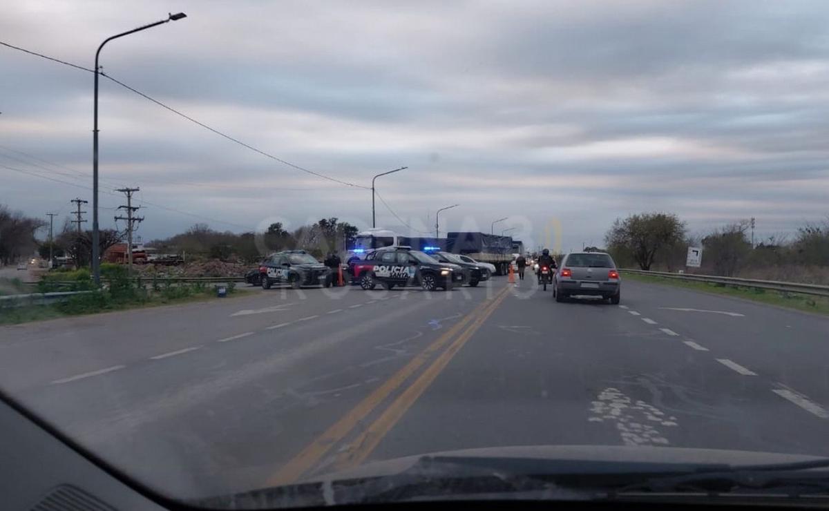 El siniestro ocurrió este jueves por la mañana en la intersección de la Ruta Nacional 34 y Morrow.
