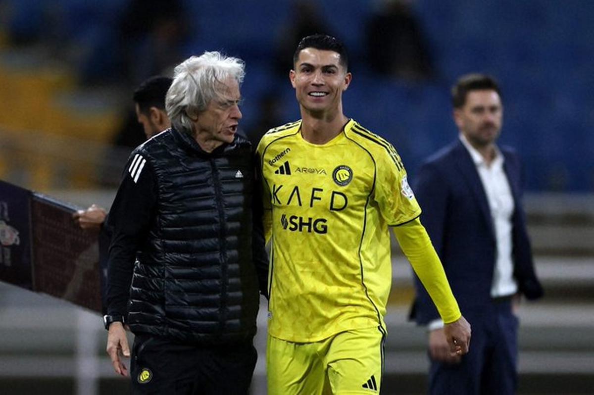Jorge Jesùs y Cristiano coincidieron en Arabia