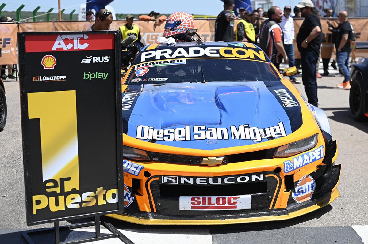 El Chevrolet Camaro de Ledesma, ganador en La Pampa.