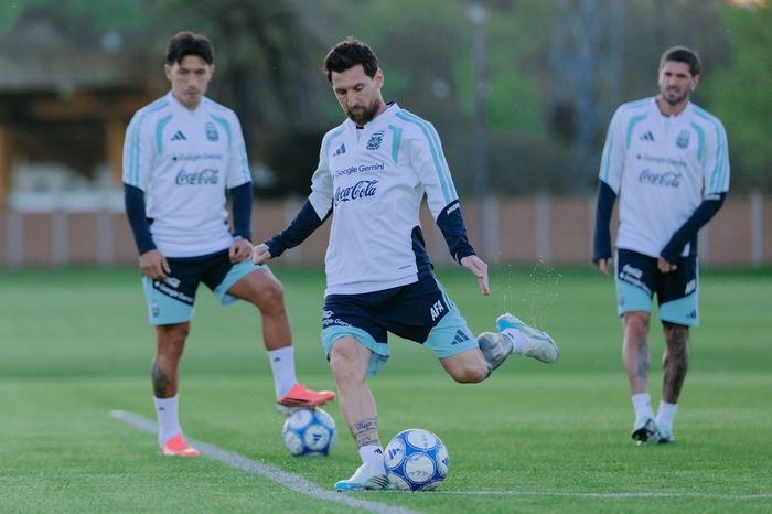 La nostalgia del presente: Messi entrenó por última vez con la selección argentina