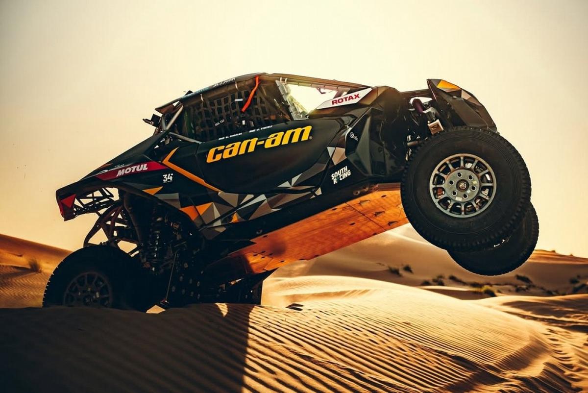 FOTO: 'Jere' probó a fondo en Dubai la nueva máquina con la que correrá el Dakar