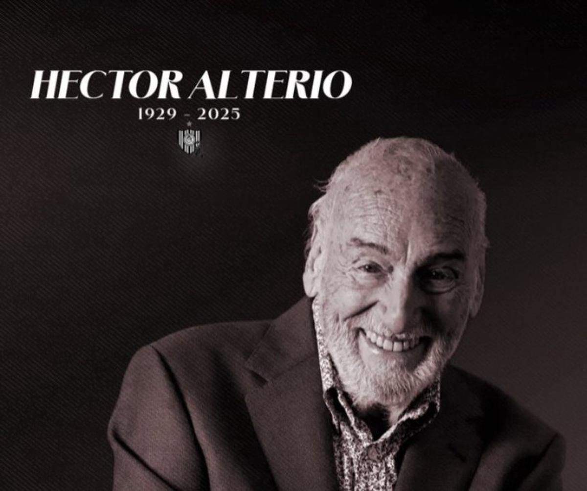 Chacarita despidió a Héctor Alterio, un hincha eterno del Funebrero