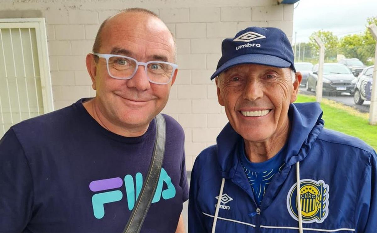 Miguel Russo junto a Marcelo Lamberti.