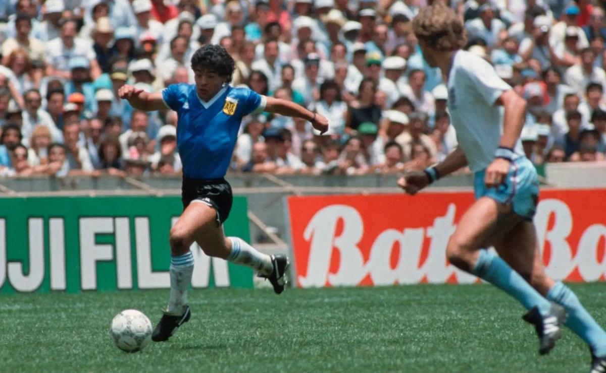 Argentina-Inglaterra en México 86.