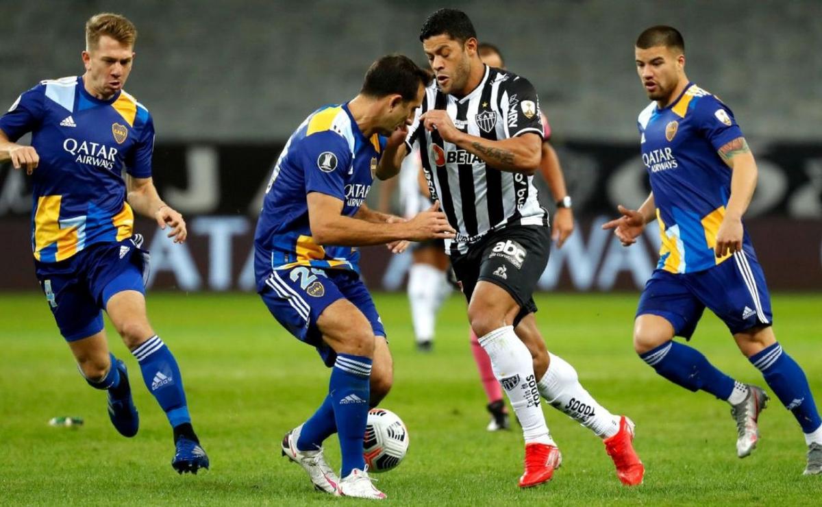 Boca y Atlético Mineiro se enfrentaron en 2021.