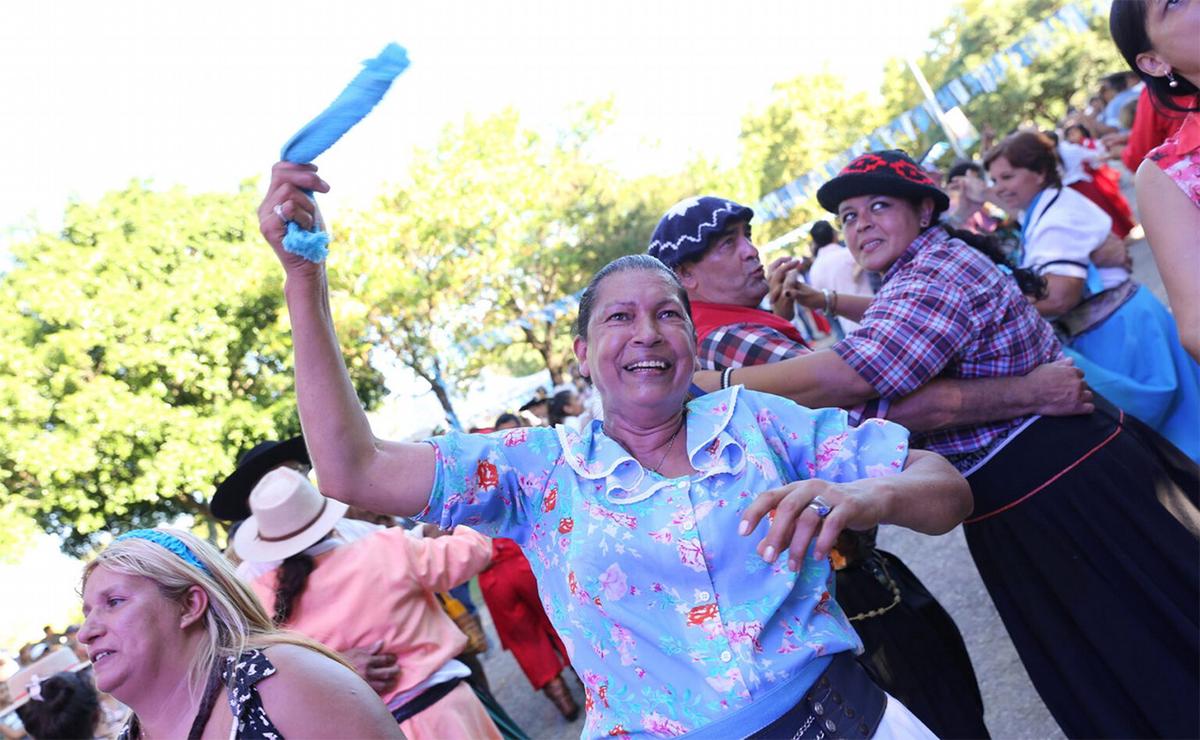Archivo.- Rosario: tercera edición del festival folclórico “De la Patria Mía”.